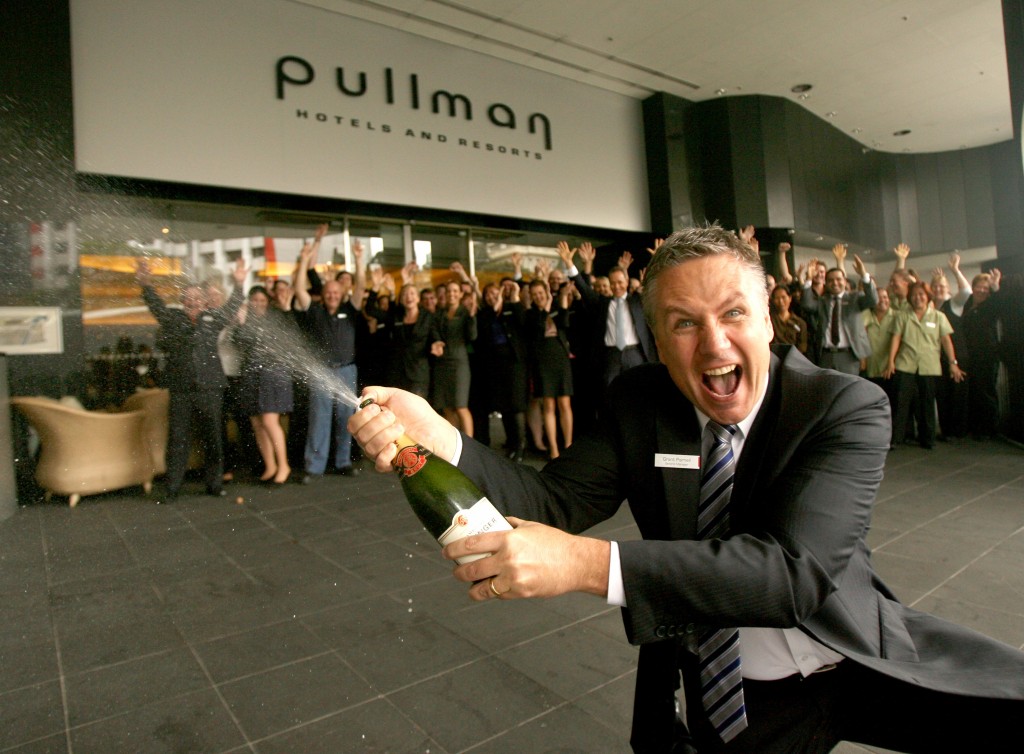 Pullman Brisbane launch Grant Parnell celebrates the arrival of Pullman